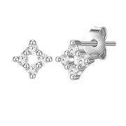 Ohrringe Stecker Quadrat