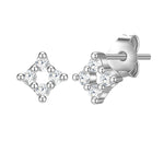 Ohrringe Stecker Quadrat