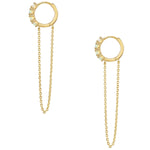 Creolen gold mit Kette