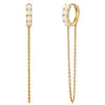 Creolen gold mit Kette