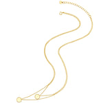 Zweireihige Kette gold