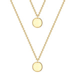 Zweireihige Kette gold