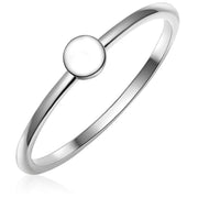 Dünner Ring mit Plättchen