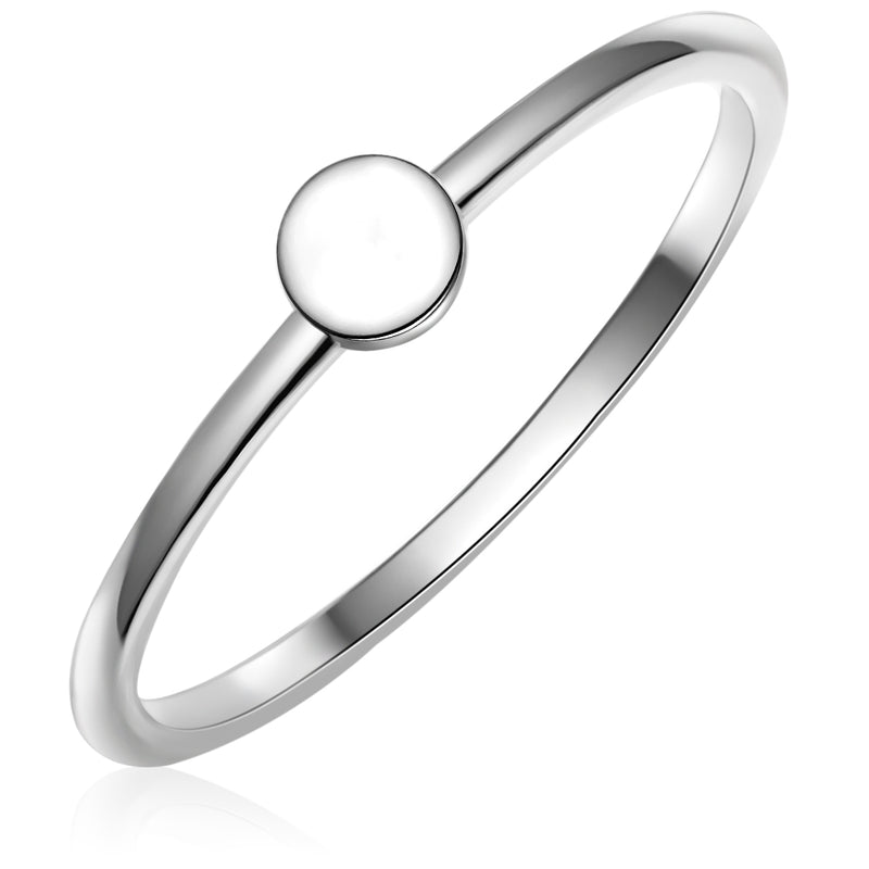 Dünner Ring mit Plättchen