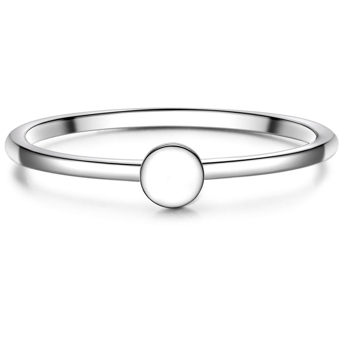 Dünner Ring mit Plättchen