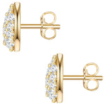 Ohrstecker gold Tropfen Zirkonia