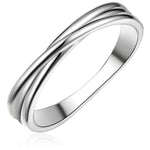 Damen Ring Twist-Look