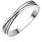 Damen Ring Twist-Look
