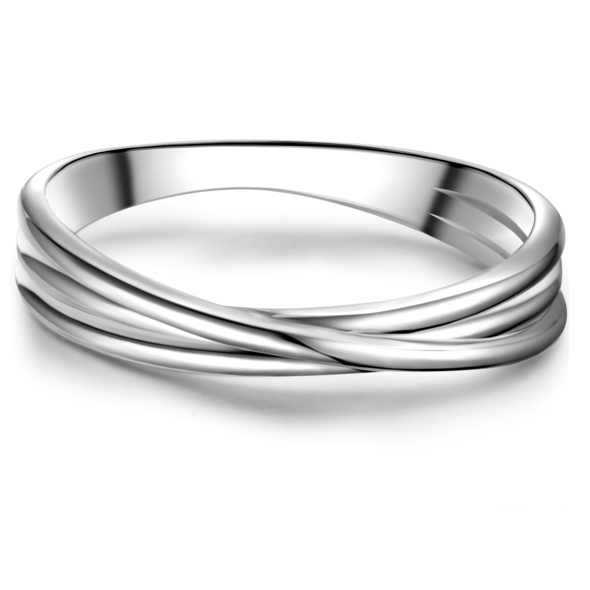 Damen Ring Twist-Look
