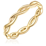 Ring gold umschlungen