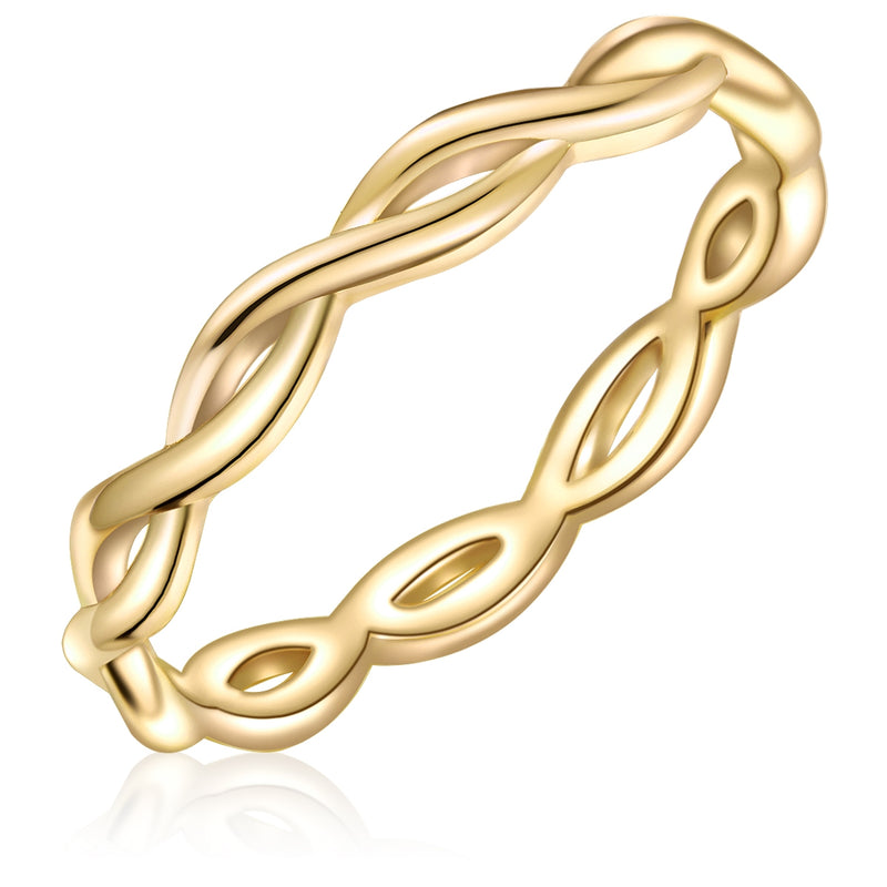 Ring gold umschlungen
