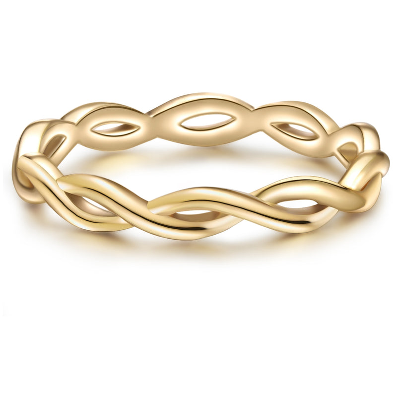 Ring gold umschlungen