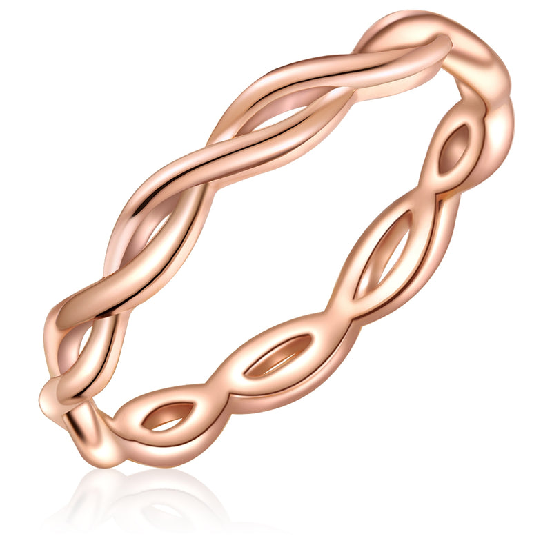 Ring roségold umschlungen