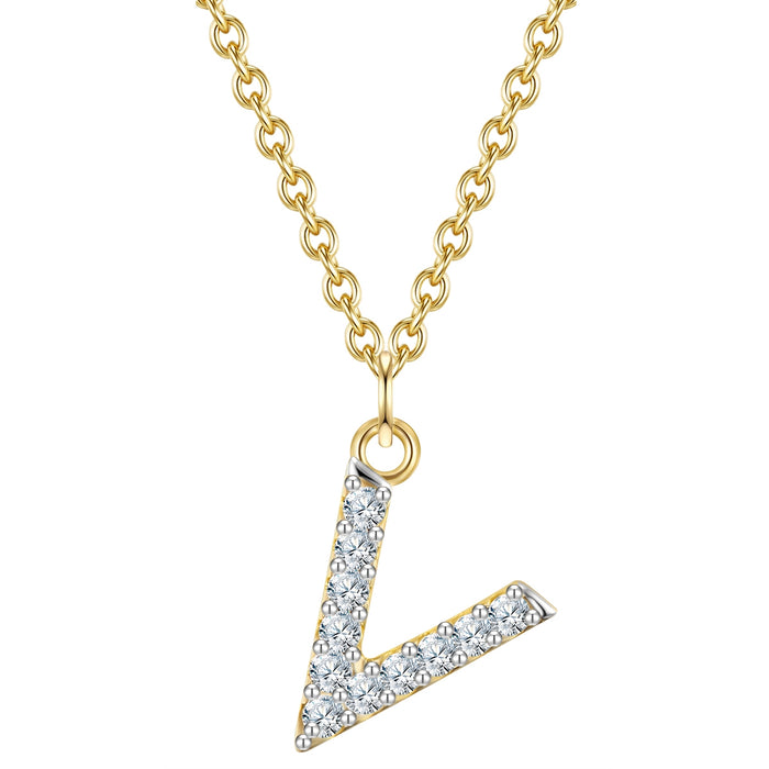 Kette mit Buchstaben V