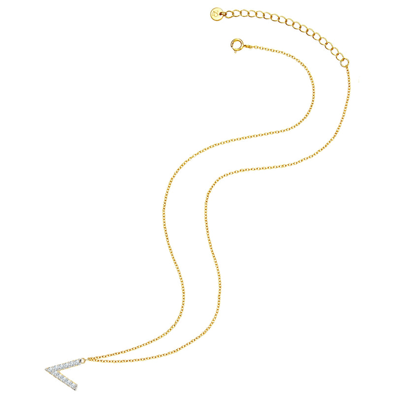 Kette mit Buchstaben V