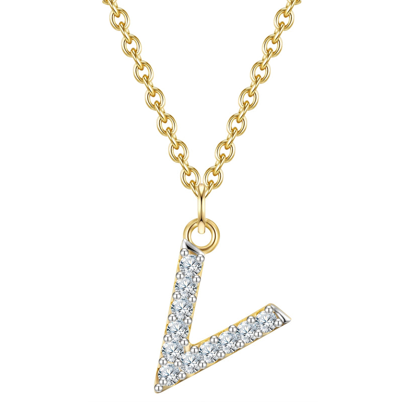 Kette mit Buchstaben V