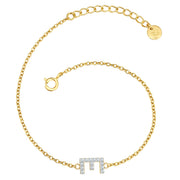 Armband Buchstaben E