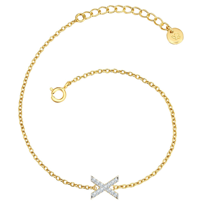 Buchstaben Armband X