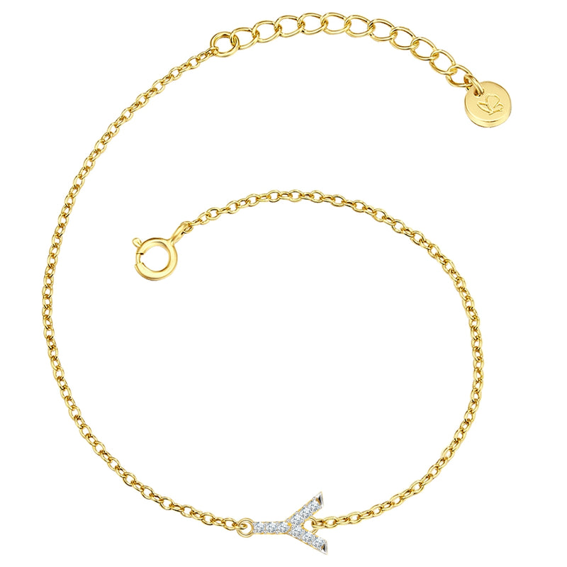 Buchstaben Armband Y