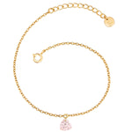 Herz Armband Rosenquarz
