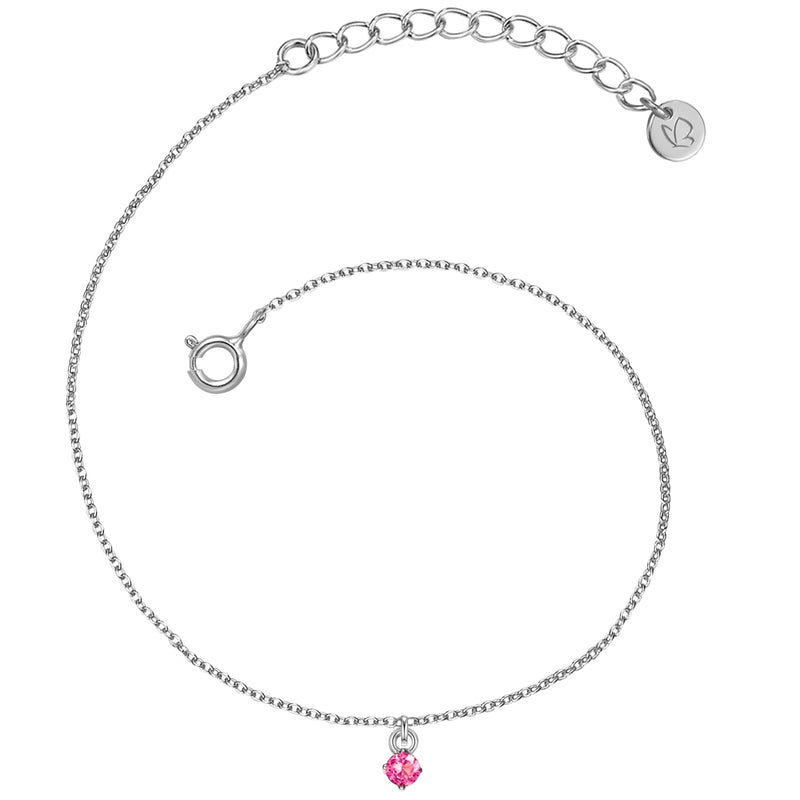 Silberarmband Turmalin