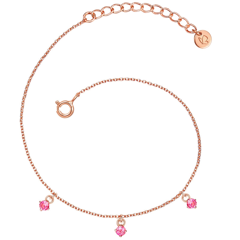 Armband roségold Turmalin