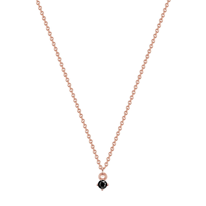 Kette roségold mit Spinell