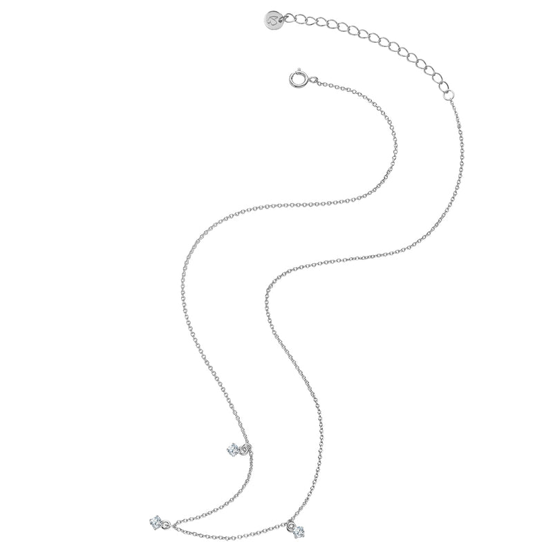 Kette mit drei Topasen