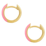 Ohrcreolen gold mit Emaille