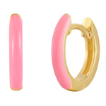 Ohrcreolen gold mit Emaille