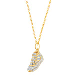 Kette mit Sneaker gold