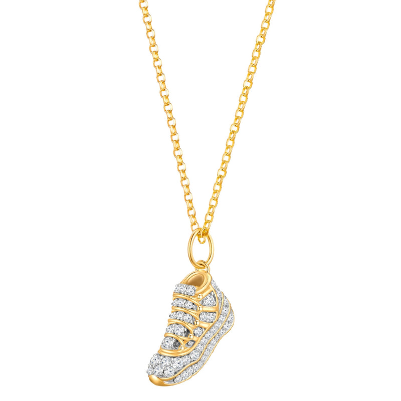 Kette mit Sneaker gold
