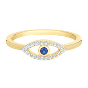 Ring ALLSEHENDES AUGE mit Zirkonia gelbgold