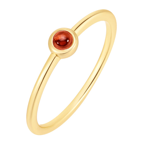 Ring EDELGLANZ mit Granat gelbgold