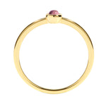 Ring EDELGLANZ mit Amethyst gelbgold