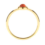 Ring EDELGLANZ mit Granat gelbgold