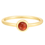 Ring EDELGLANZ mit Granat gelbgold
