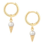 Creolen gold Eistüte