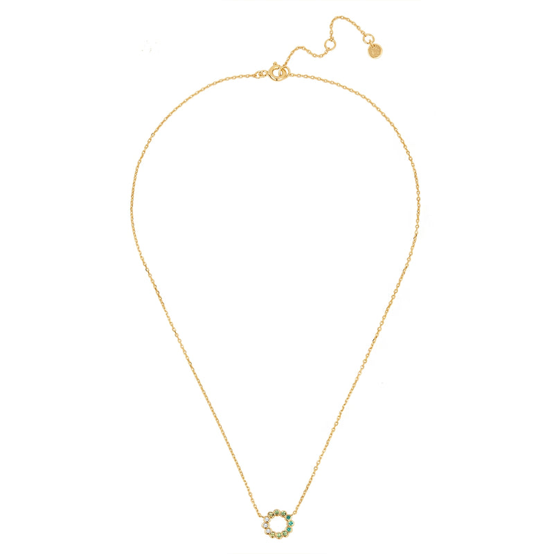 Kette CIRCLE gelbgold mit Zirkonia