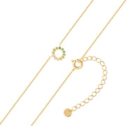 Kette CIRCLE gelbgold mit Zirkonia