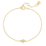 Armband GLITTER gelbgold mit Zirkonia
