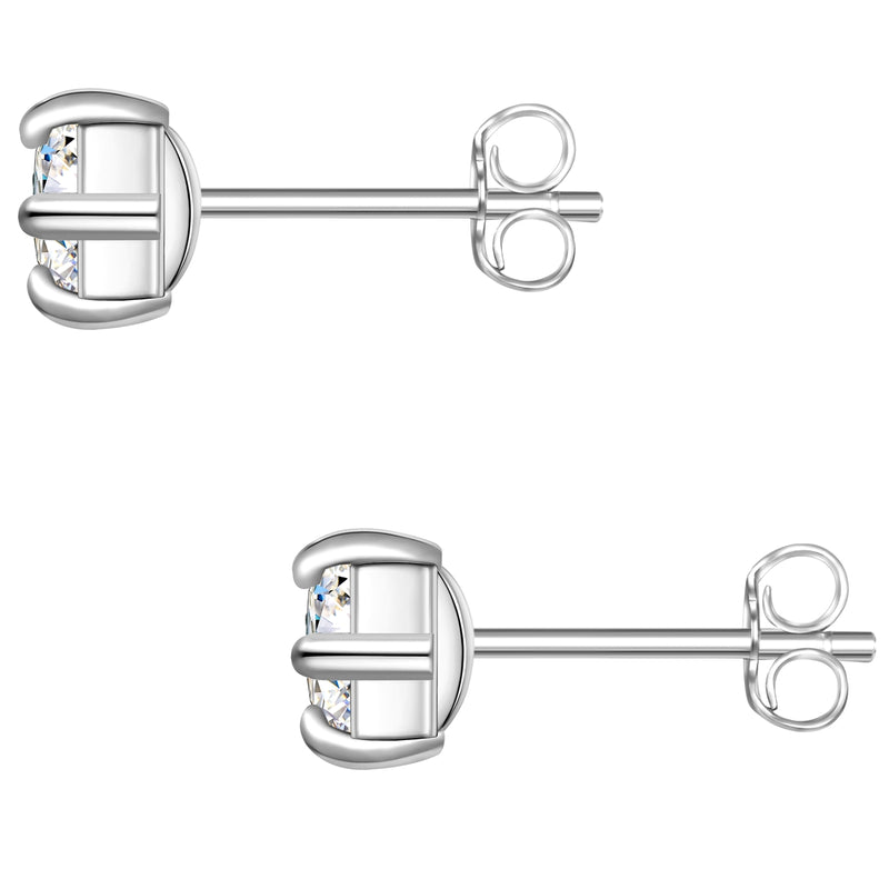 Ohrstecker mit Zirkonia silber