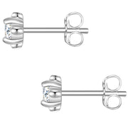 Ohrstecker mit Zirkonia silber