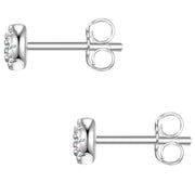 Ohrstecker CIRCLE mit Zirkonia silber