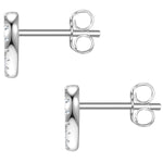 Ohrstecker HERZ mit Zirkonia silber