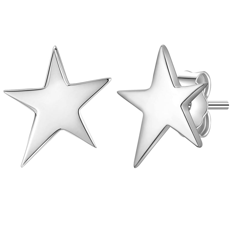 Ohrstecker STERN silber