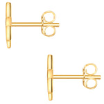 Ohrstecker STERN gelbgold