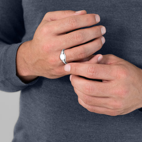 Herren Ring MÄNNERGLANZ silber