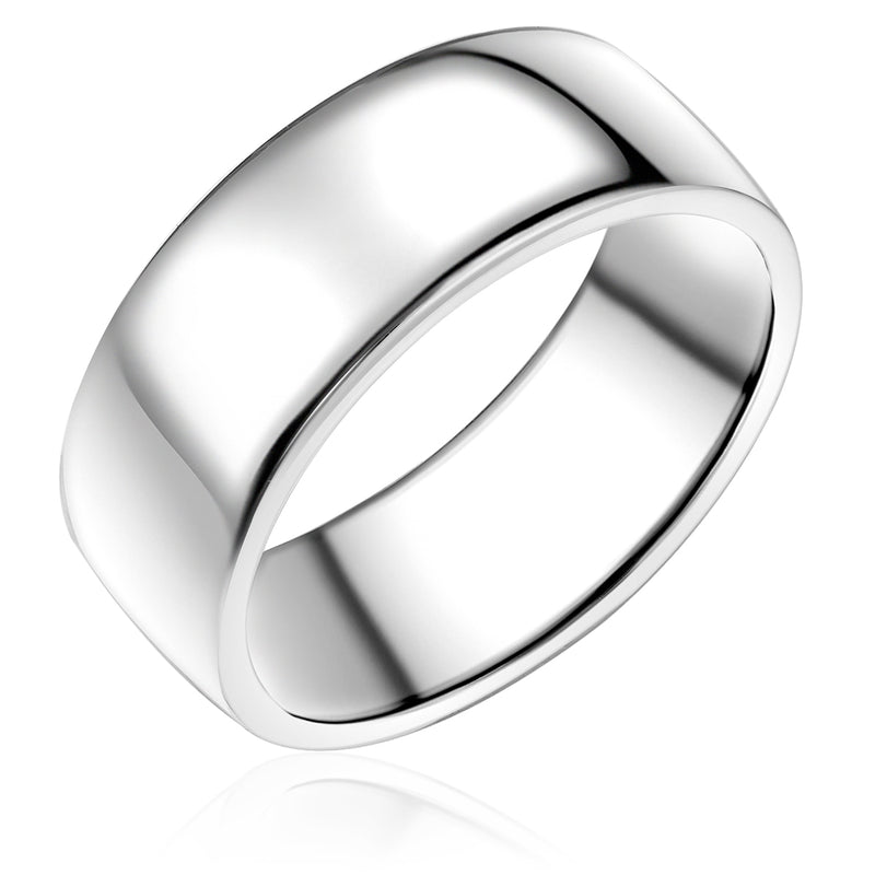 Herren Band-Ring MÄNNERGLANZ silber