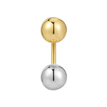 Piercing BICOLOR gold/silber